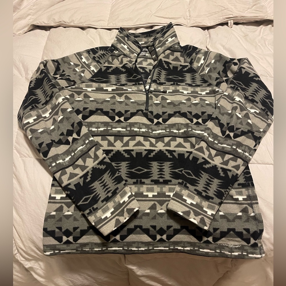 Eddie Bouer Aztec quarter zip